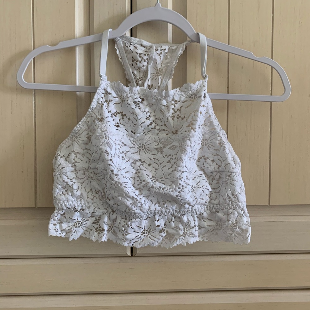 Aerie white lace bralette